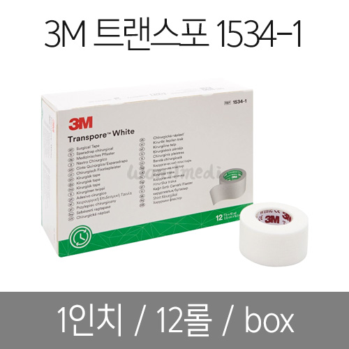 3M Ʈ(Transpore) ȭƮ  1534-1/1ġ/12 [A1T040012]